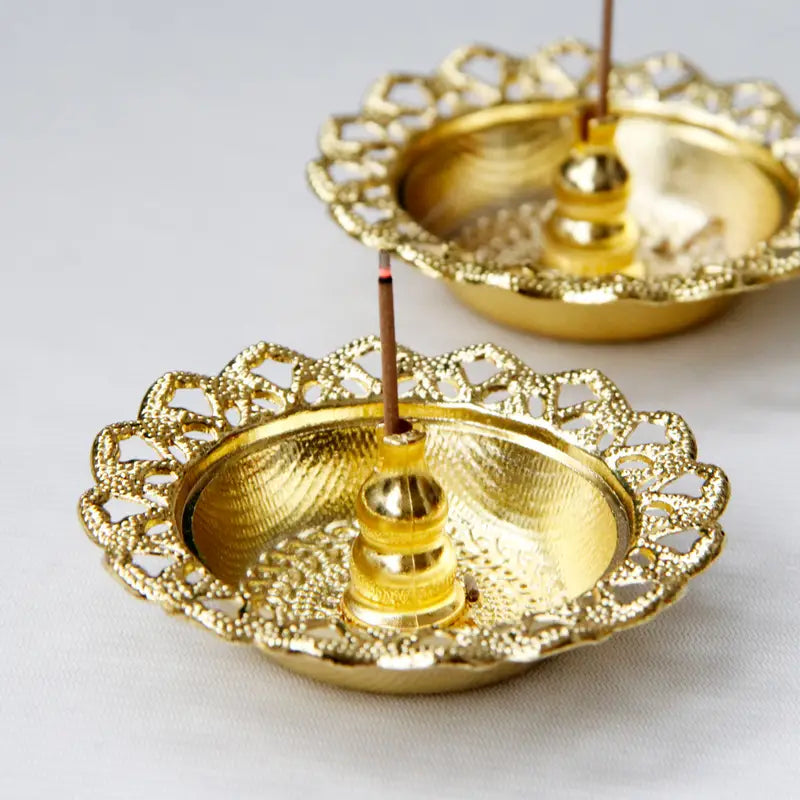 Floral Incense Burner Tray for Aromatic Home Decor