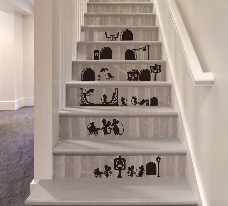 Mouse Wall Stickers, Decorative Wall Decals