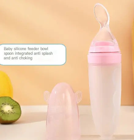 Squeeze Baby Feeding Spoon for Easy Feeding