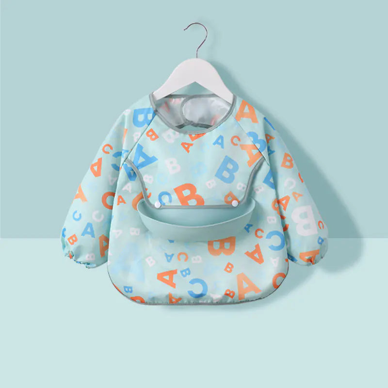 Waterproof Baby Feeding Smock for Summer (Thin Version)
