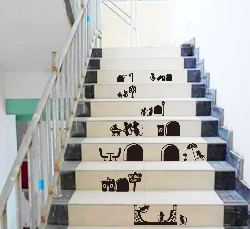 Mouse Wall Stickers, Decorative Wall Decals