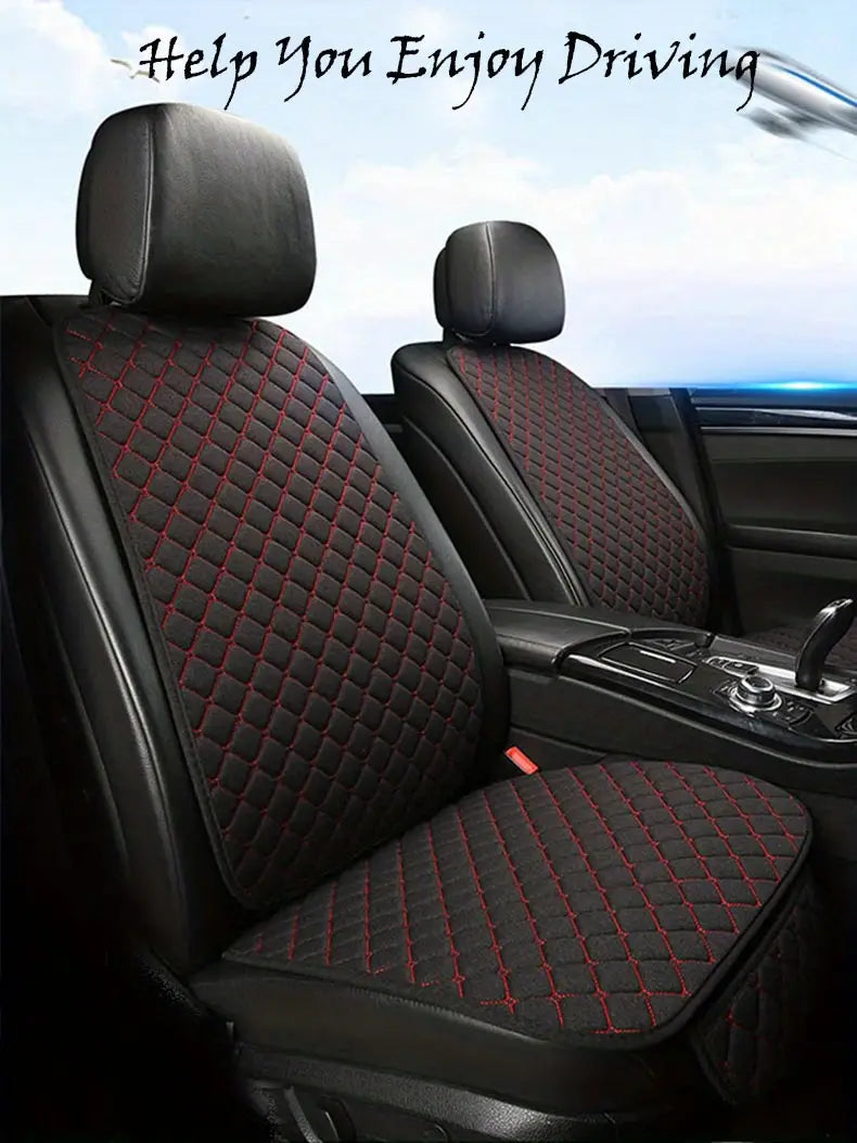 Universal Linen Car Seat Cushion and Cover