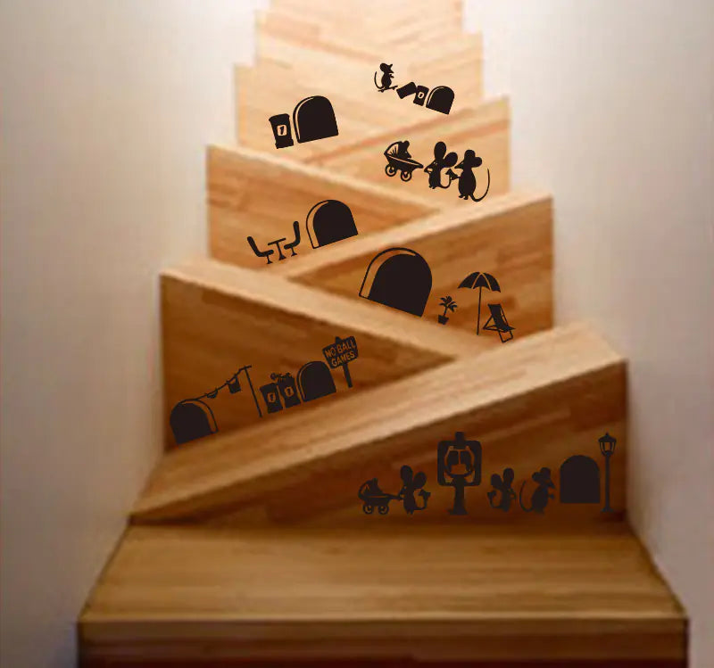 Mouse Wall Stickers, Decorative Wall Decals