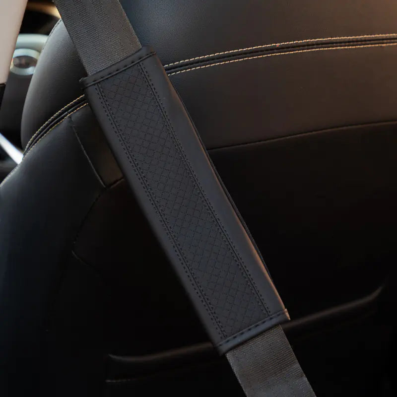 Leather Car Seat Belt Shoulder Pad Protector Cover