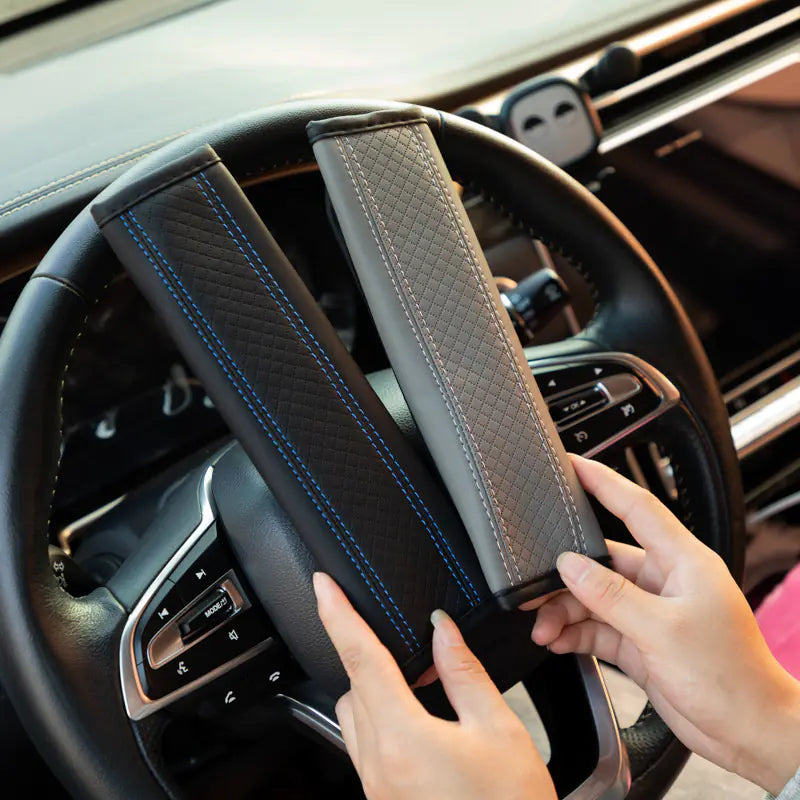Leather Car Seat Belt Shoulder Pad Protector Cover