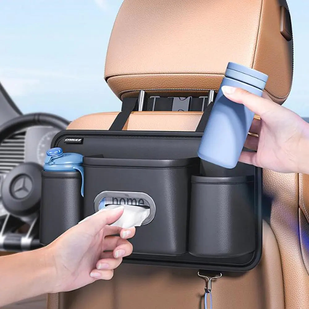 TATACLEA Car Storage BagSeat Back Car Hanging BagCar Tissue BoxBackseat Car OrganizerCar Water Cup HolderCar StorageCar Rear Storage1 piece