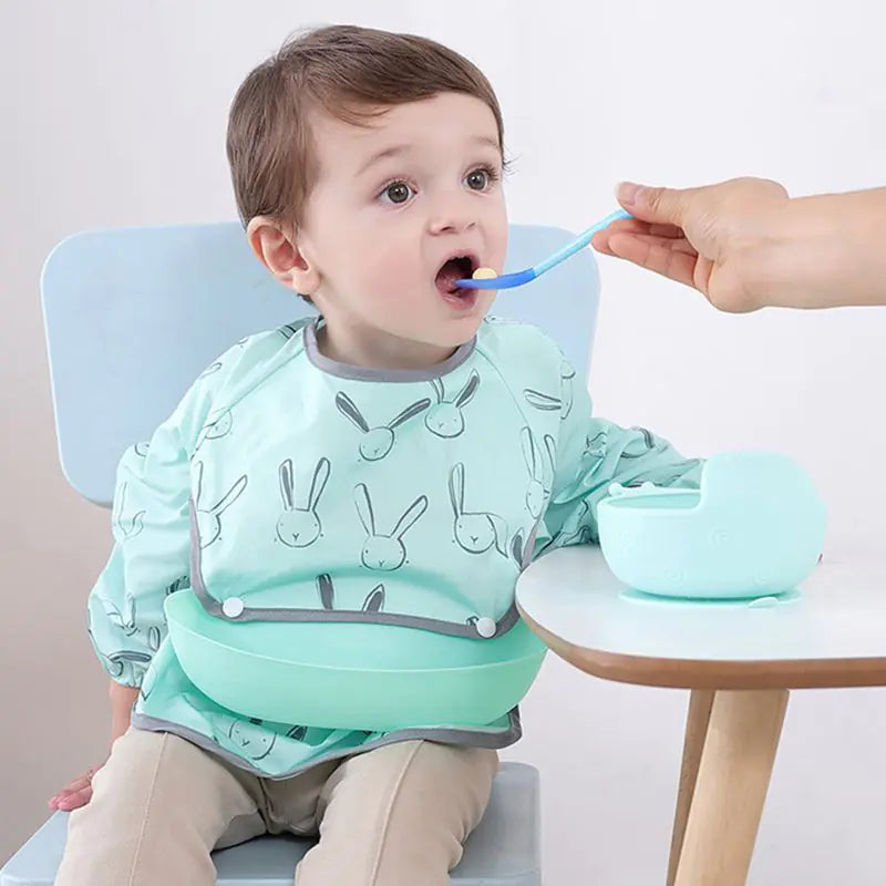 Waterproof Baby Feeding Smock for Summer (Thin Version)