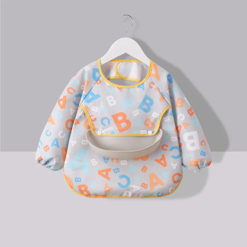 Waterproof Baby Feeding Smock for Summer (Thin Version)