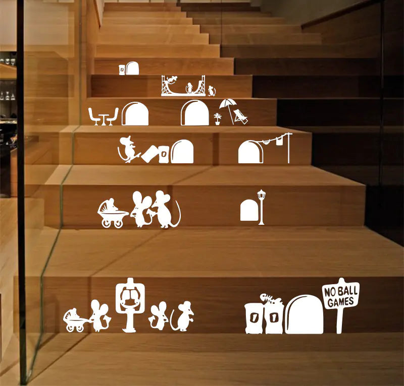Mouse Wall Stickers, Decorative Wall Decals