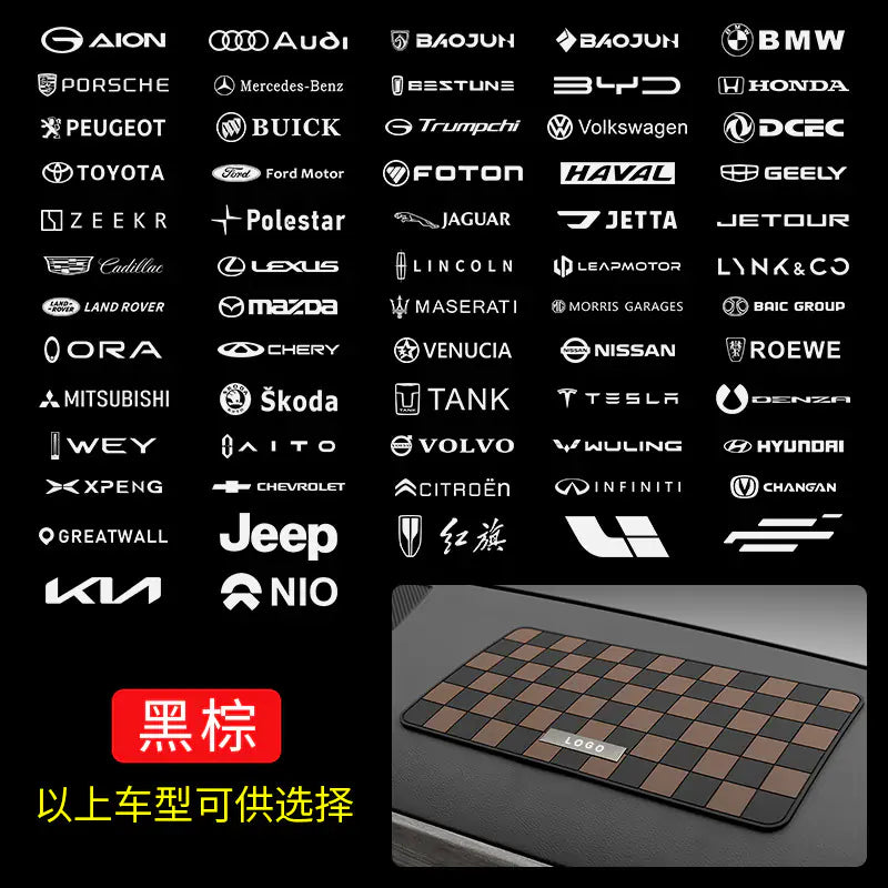 Large Premium Anti-Slip Car Dashboard Mat for Accessories