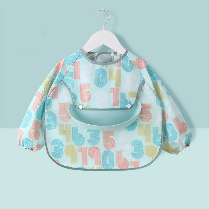 Waterproof Baby Feeding Smock for Summer (Thin Version)