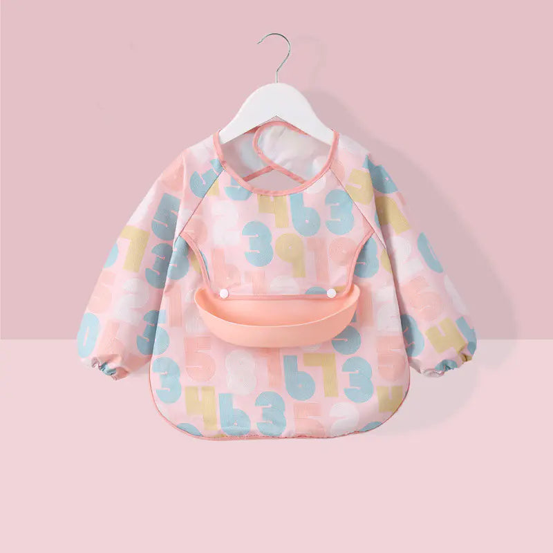 Waterproof Baby Feeding Smock for Summer (Thin Version)