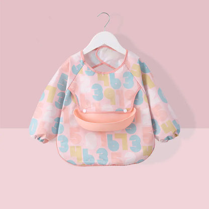 Waterproof Baby Feeding Smock for Summer (Thin Version)