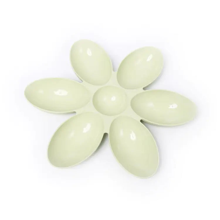 Pet Platter with Petal-Shaped Dog Bowls