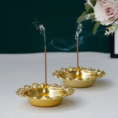 Floral Incense Burner Tray for Aromatic Home Decor