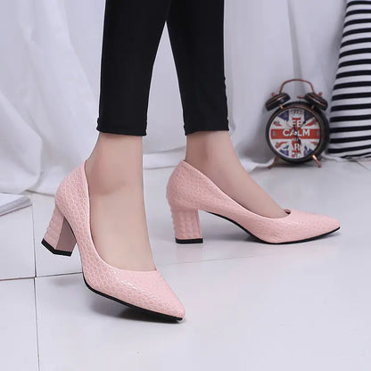 Black Pointed Toe High Heels for Women (Wholesale)
