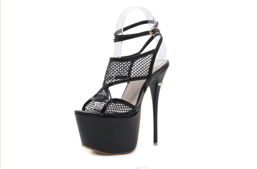 High Heels with Waterproof Platform for Women