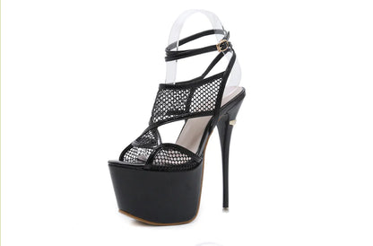 High Heels with Waterproof Platform for Women