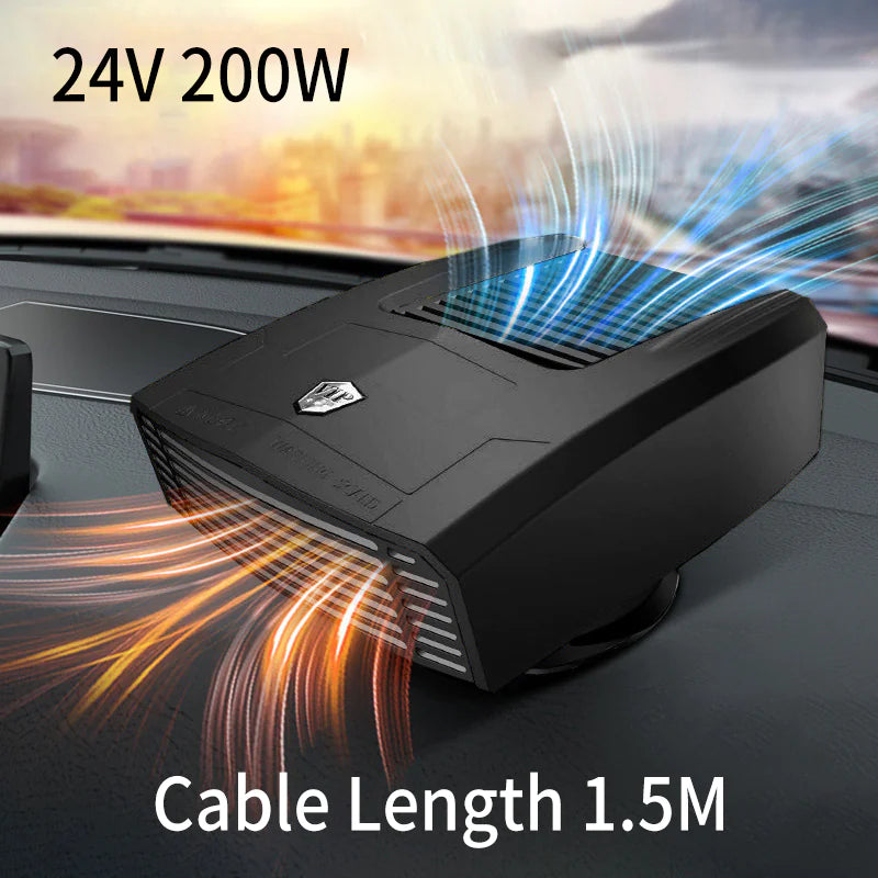 Winter Car Electric Heater 12V/24V Glass Defogger (Car Power)