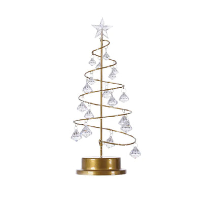 LED Iron Crystal Tree Lamp for Home Decoration