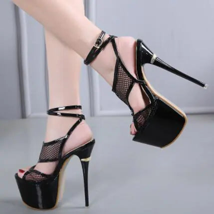 High Heels with Waterproof Platform for Women