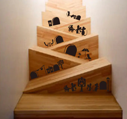 Mouse Wall Stickers, Decorative Wall Decals