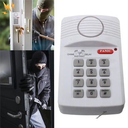 Window and Door Security Alarm with Code Lock