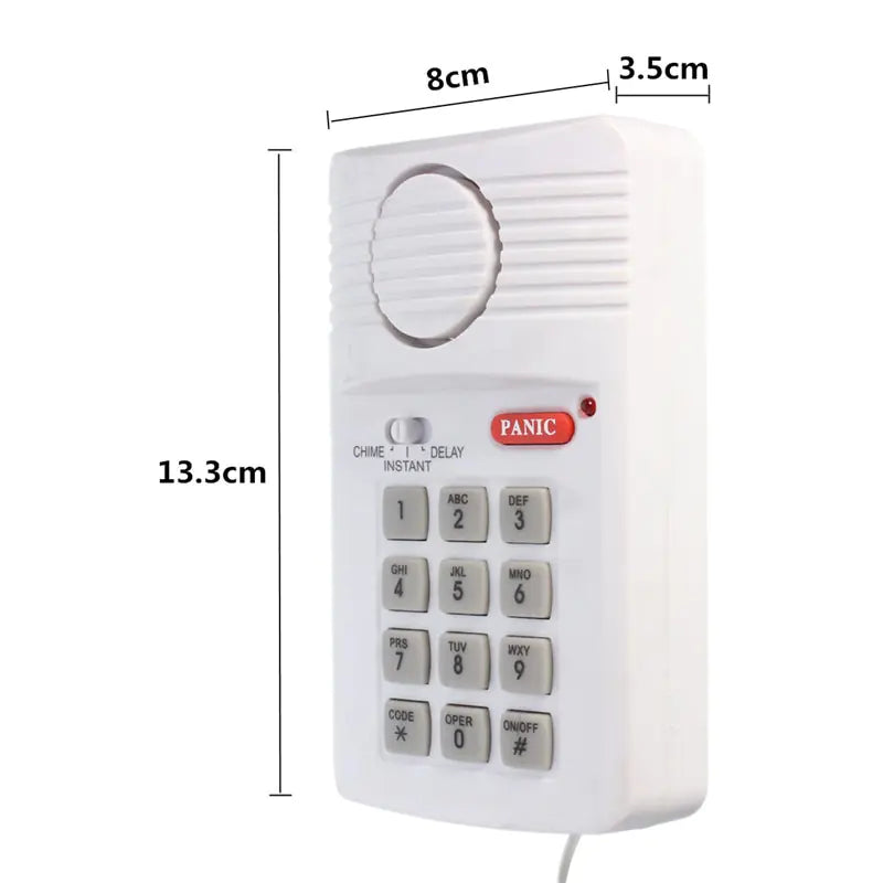 Window and Door Security Alarm with Code Lock