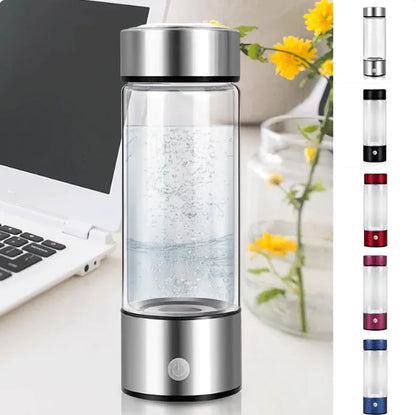 Portable Rechargeable Hydrogen Water Bottle – Antioxidant-Rich Technology