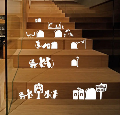 Mouse Wall Stickers, Decorative Wall Decals